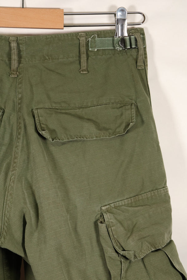 Circa 1969 XS-S size 4th Model Jungle Fatigue pants, used, released by film company