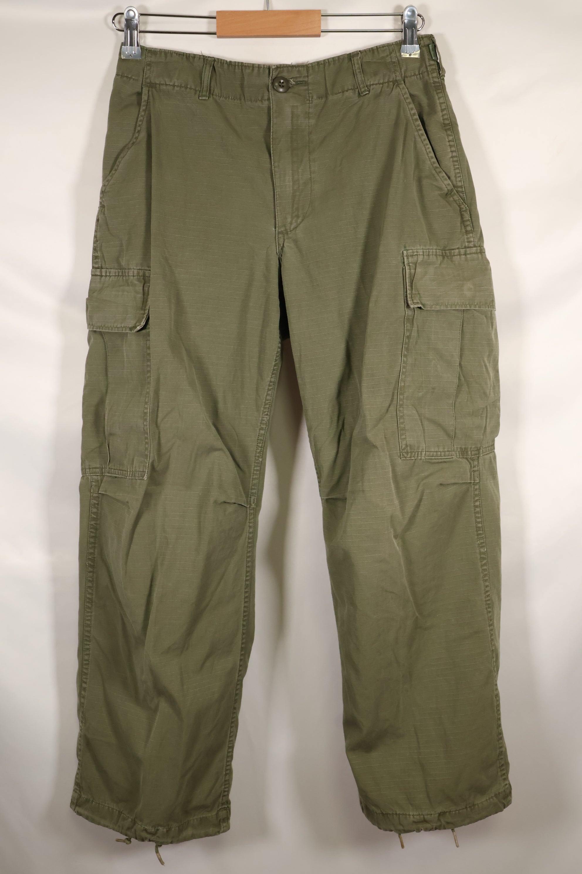 Circa 1969 Estimated size S-S 4th Model Jungle Fatigue pants, used, released by a movie company.