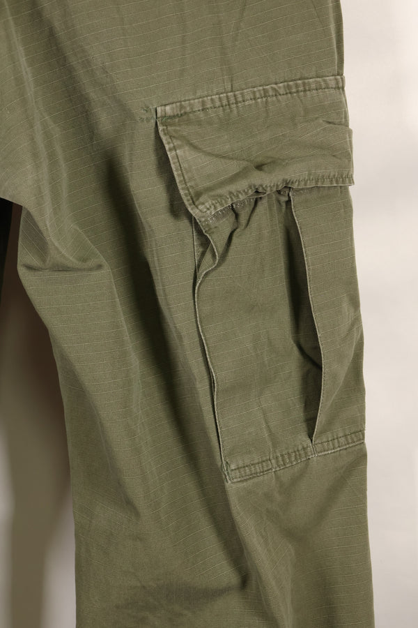Circa 1969 Estimated size S-S 4th Model Jungle Fatigue pants, used, released by a movie company.