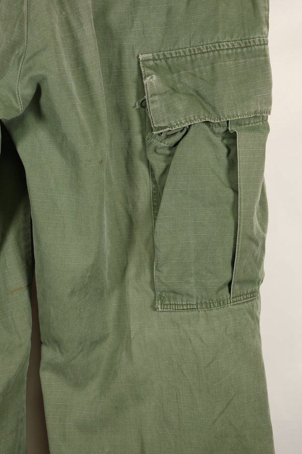 Circa 1968 S-R Size 4th Model Jungle Fatigue Pants, Used, Released by Film Company
