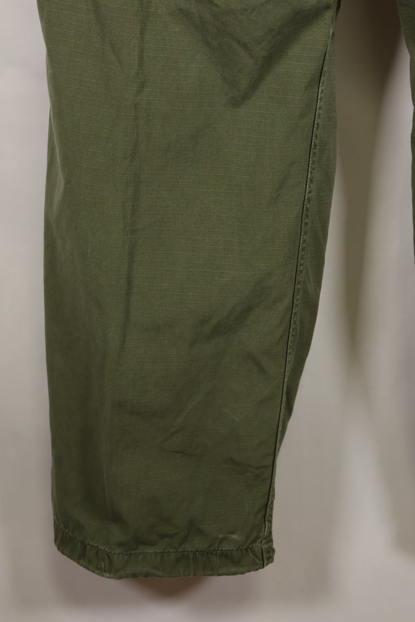 Circa 1969 S-R Size 4th Model Jungle Fatigue Pants, Used, Released by Film Company