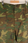 Late 1960s; Estimated size 36–38; ERDL Green Leaf Camo; OG-107 pant cut; utility pants; used