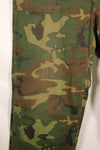 Late 1960s; Estimated size 36–38; ERDL Green Leaf Camo; OG-107 pant cut; utility pants; used