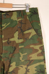 Late 1960s; Estimated size 36–38; ERDL Green Leaf Camo; OG-107 pant cut; utility pants; used