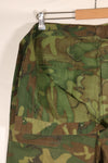 Late 1960s; Estimated size 36–38; ERDL Green Leaf Camo; OG-107 pant cut; utility pants; used