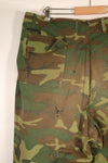 Late 1960s; Estimated size 36–38; ERDL Green Leaf Camo; OG-107 pant cut; utility pants; used