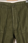 1960s lot OG-107 baker pants with modified cargo pockets, ex-special forces personnel, used F