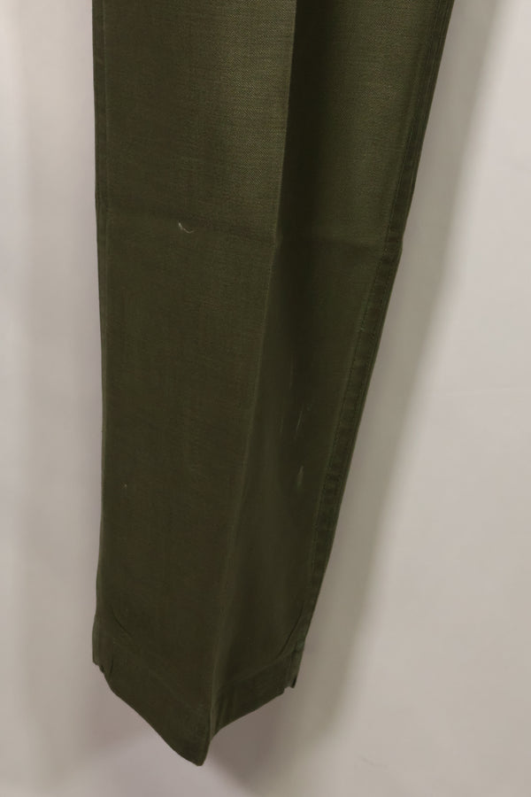 1960s lot OG-107 baker pants with modified cargo pockets, ex-special forces personnel, used F