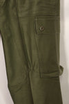 1960s lot OG-107 baker pants with modified cargo pockets, ex-special forces personnel, used F