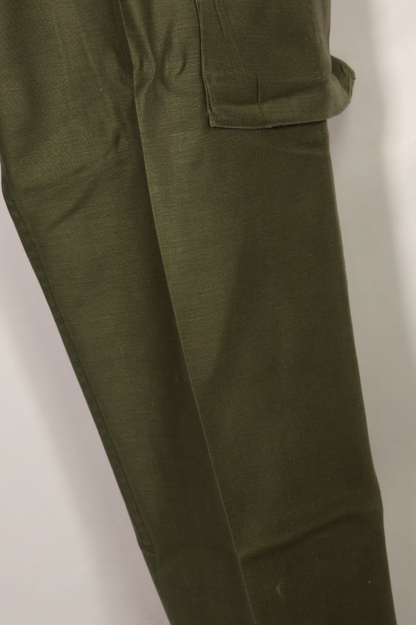 1960s lot OG-107 baker pants with modified cargo pockets, ex-special forces personnel, used F