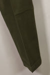 1960s lot OG-107 baker pants with modified cargo pockets, ex-special forces personnel, used F
