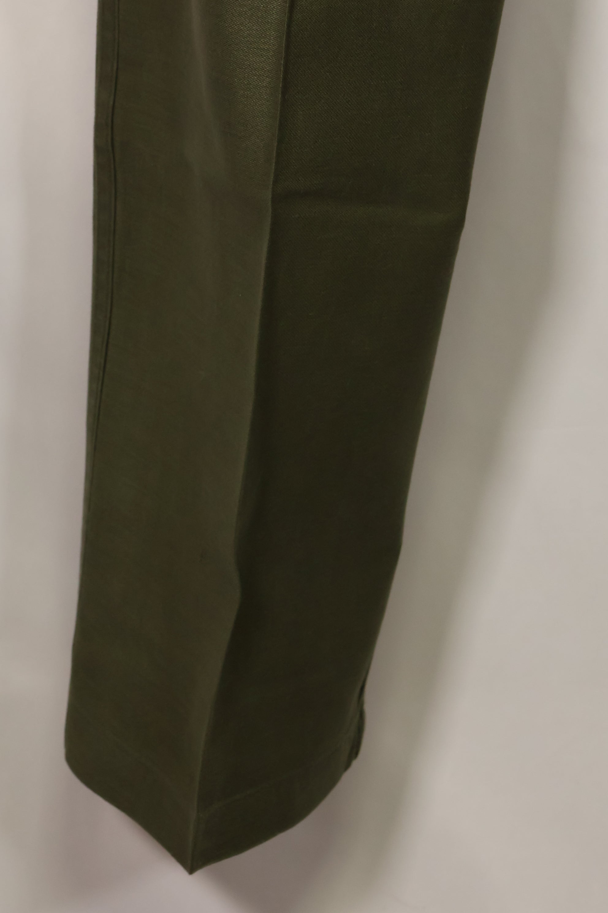 1960s lot OG-107 baker pants with modified cargo pockets, ex-special forces personnel, used F