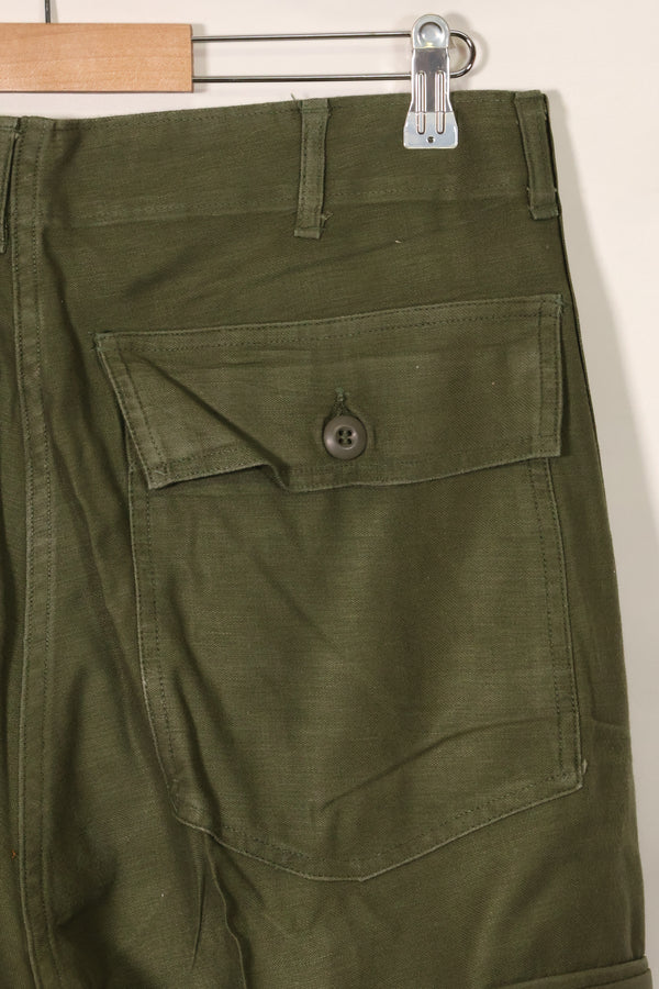 1960s lot OG-107 baker pants with modified cargo pockets, ex-special forces personnel, used F