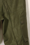 1960s lot OG-107 baker pants with modified cargo pockets, ex-special forces personnel, used F