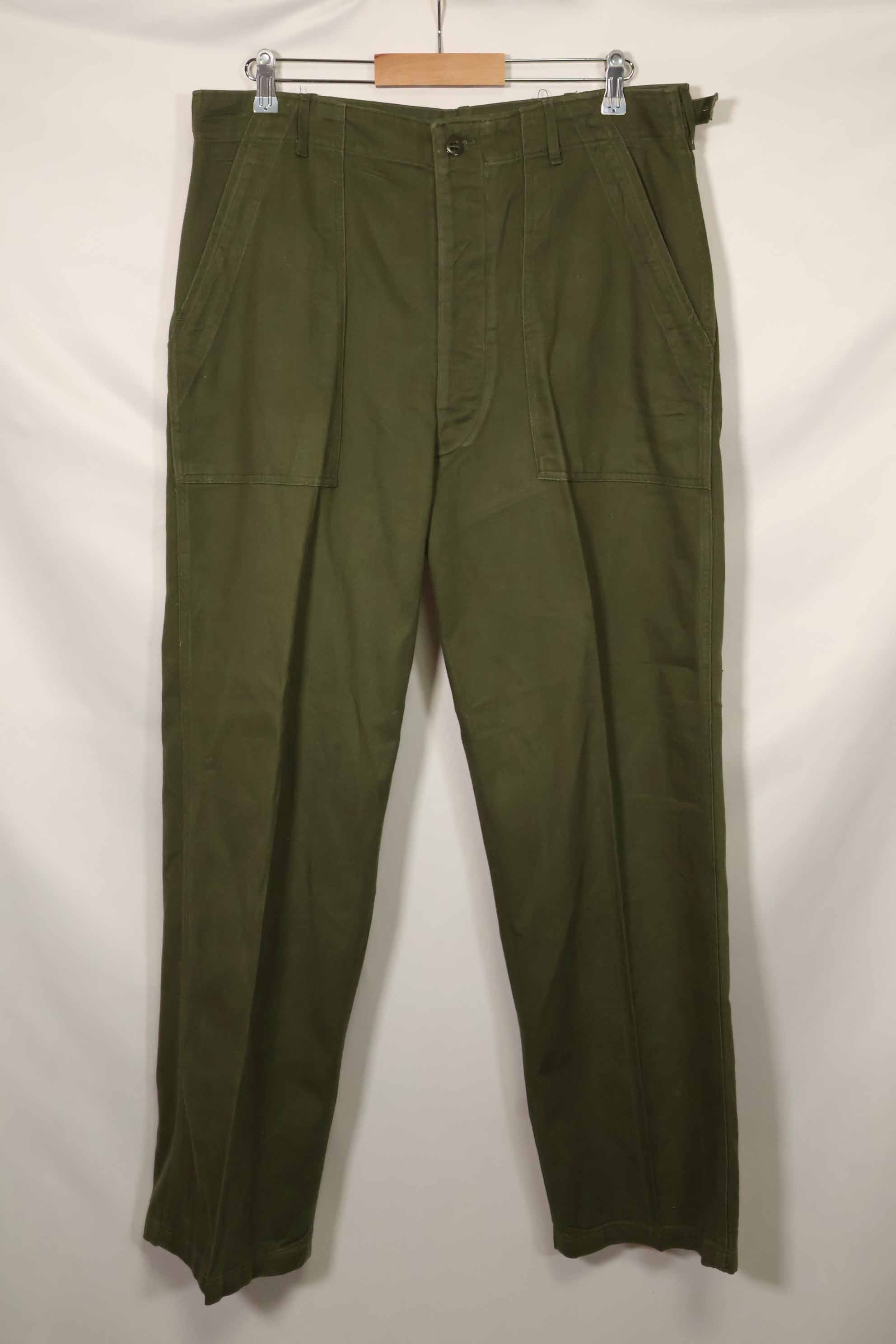 Early 1960s lot OG-107 Utility Pants Baker Pants LARGE Used
