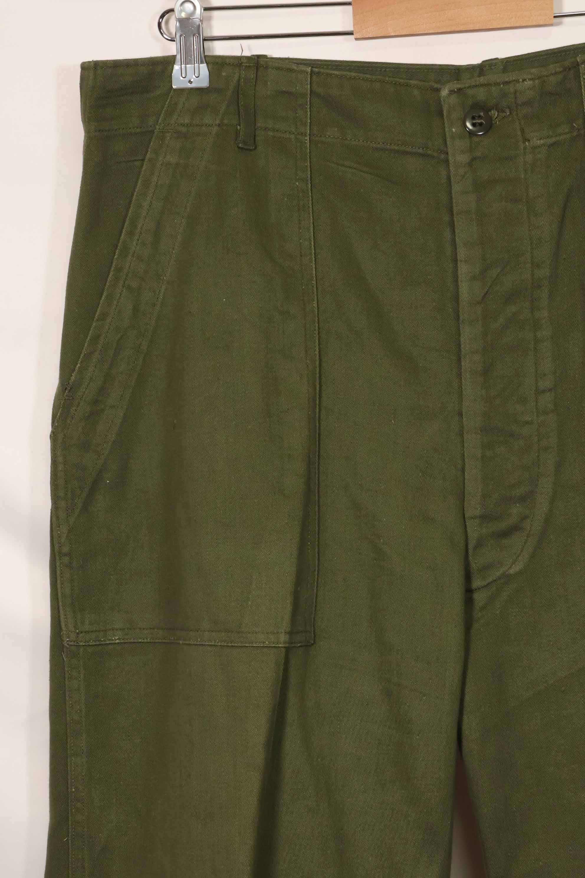Early 1960s lot OG-107 Utility Pants Baker Pants LARGE Used