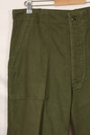 Early 1960s lot OG-107 Utility Pants Baker Pants LARGE Used