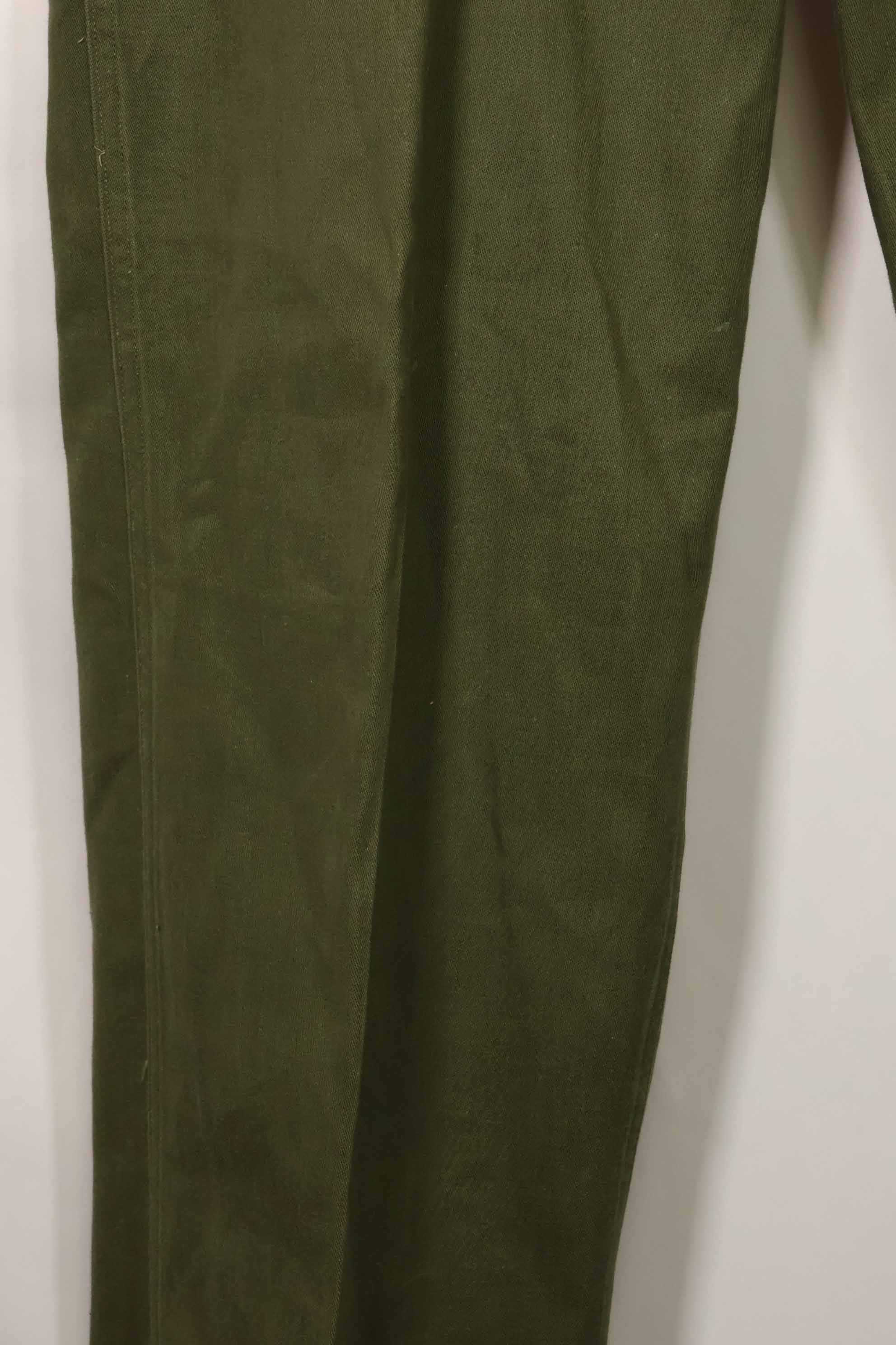 Early 1960s lot OG-107 Utility Pants Baker Pants LARGE Used