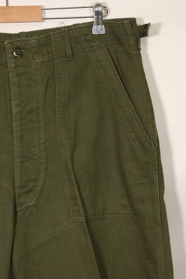 Early 1960s lot OG-107 Utility Pants Baker Pants LARGE Used