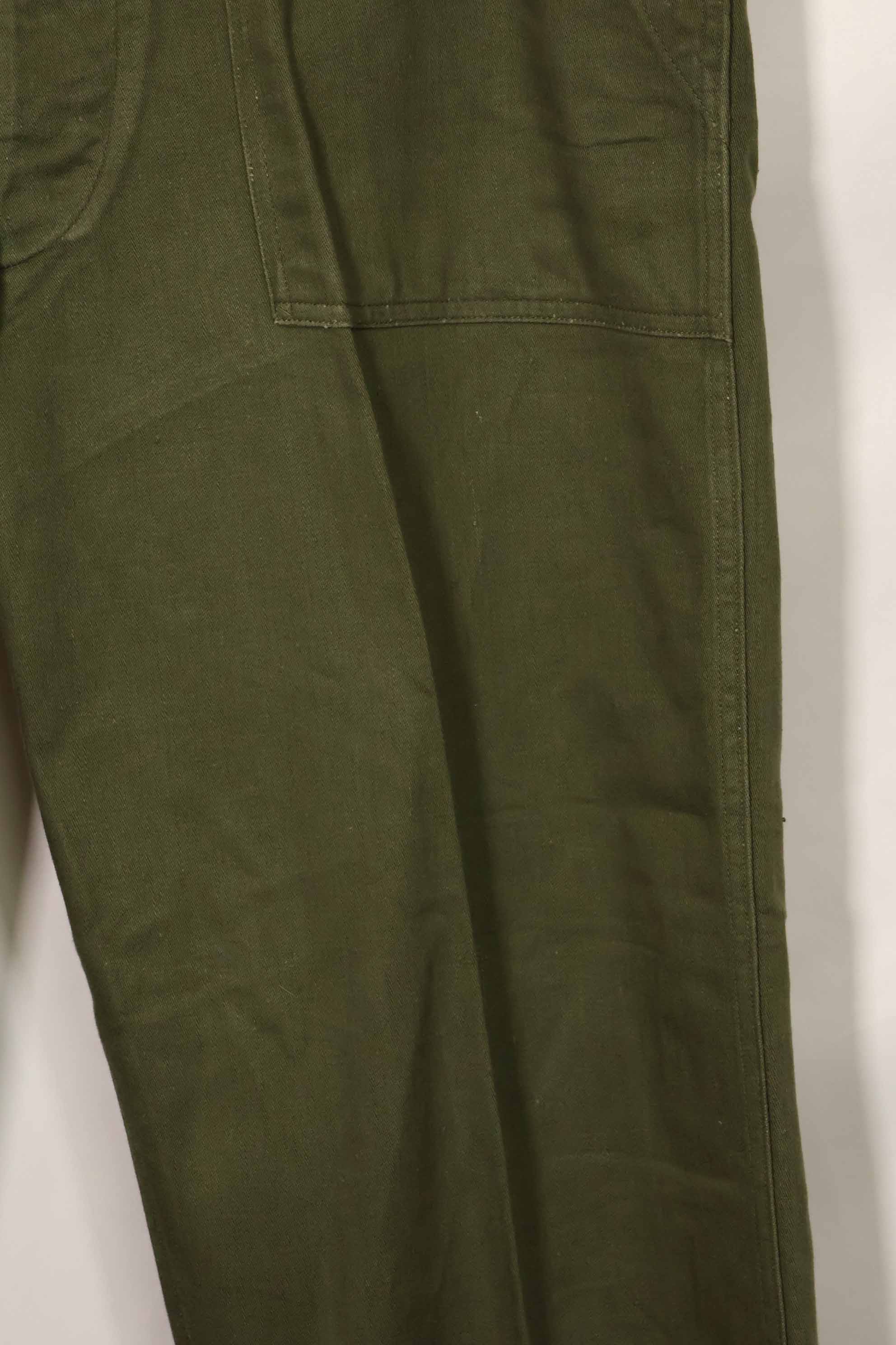 Early 1960s lot OG-107 Utility Pants Baker Pants LARGE Used