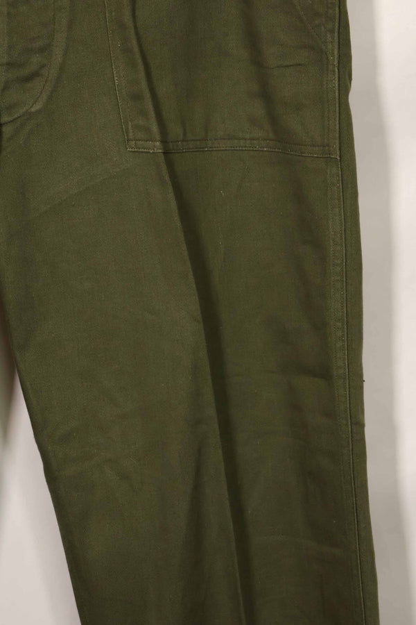Early 1960s lot OG-107 Utility Pants Baker Pants LARGE Used