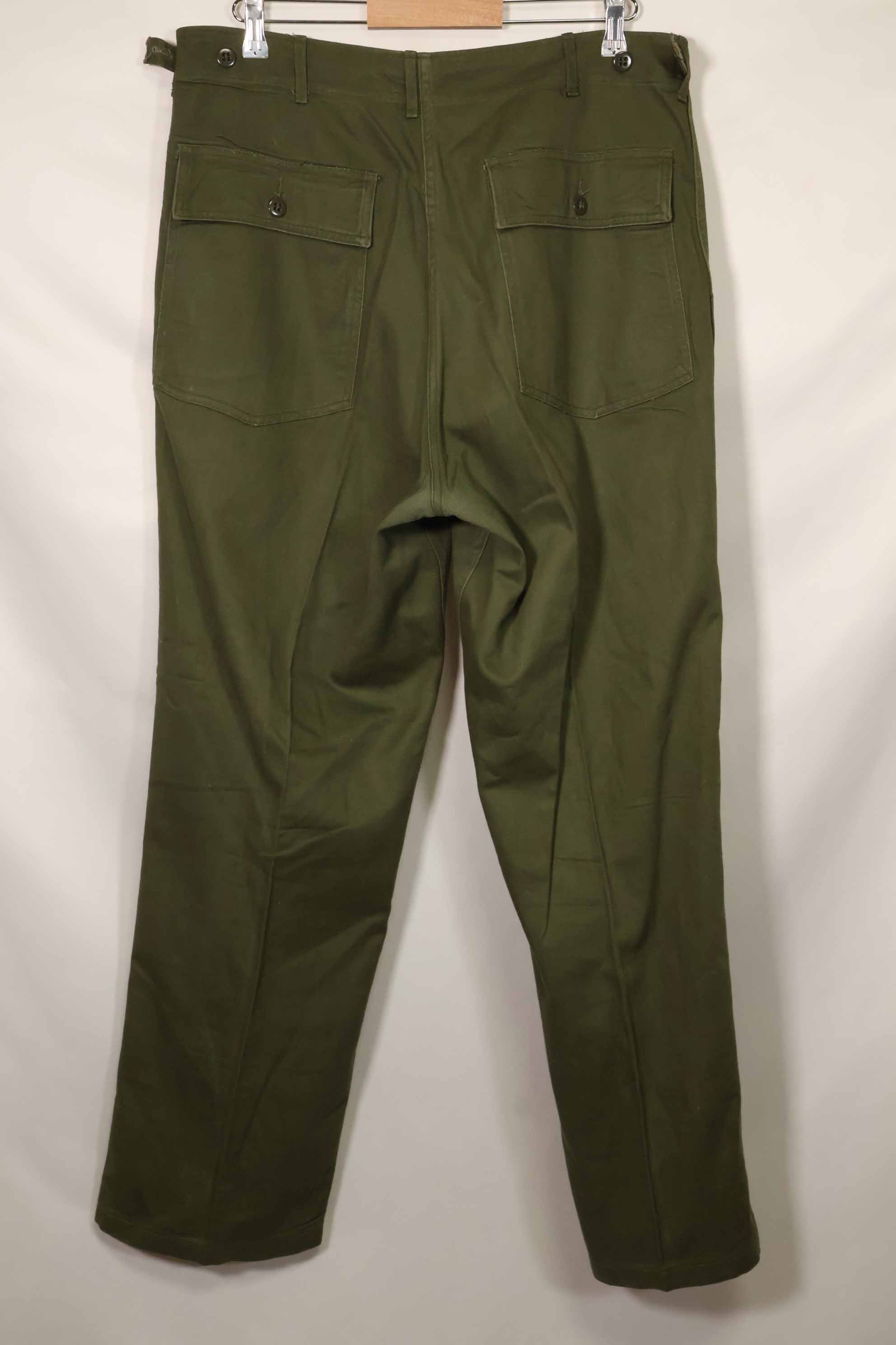 Early 1960s lot OG-107 Utility Pants Baker Pants LARGE Used