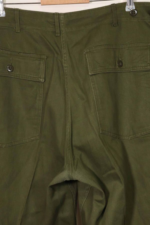 Early 1960s lot OG-107 Utility Pants Baker Pants LARGE Used