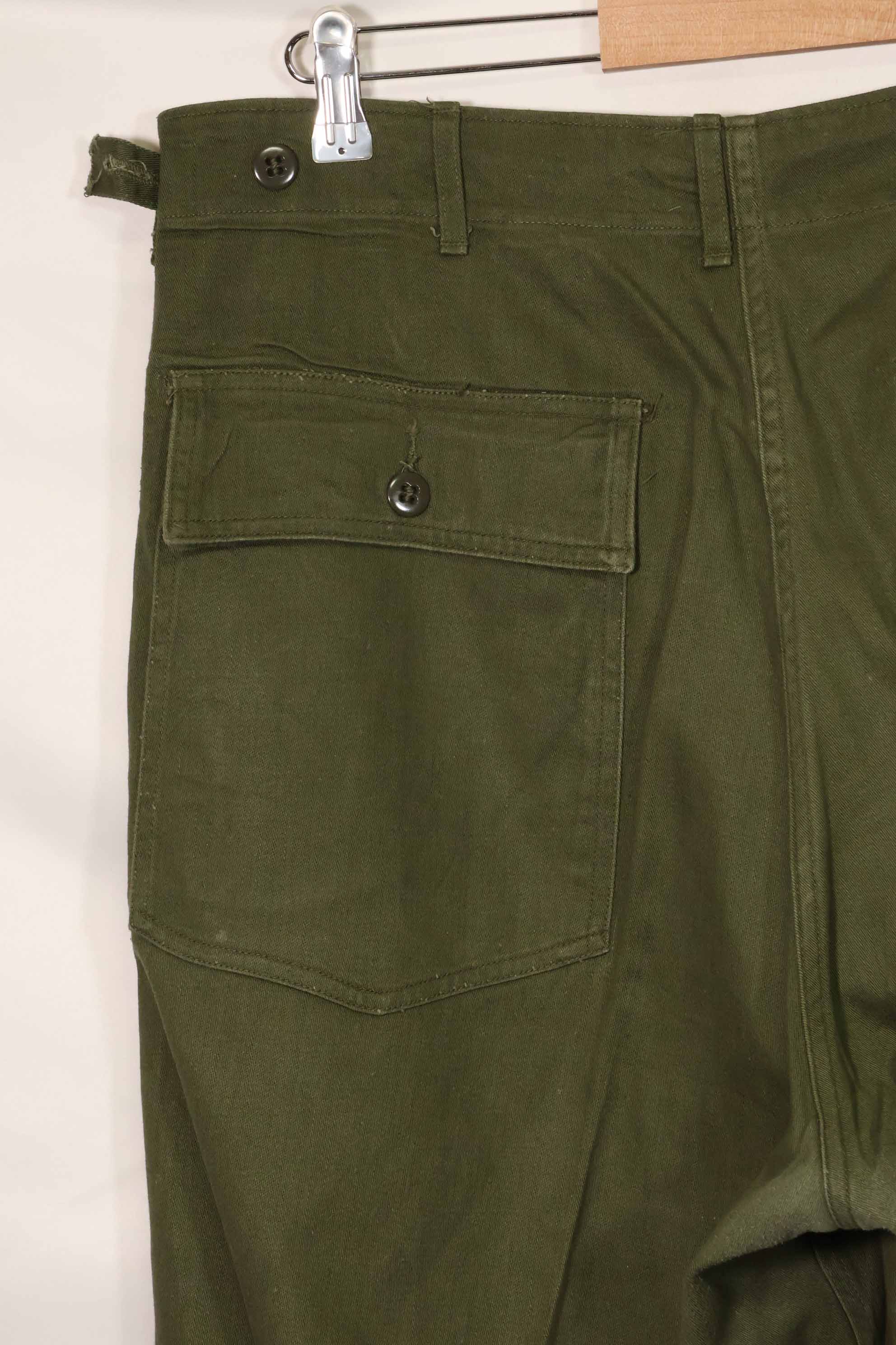 Early 1960s lot OG-107 Utility Pants Baker Pants LARGE Used