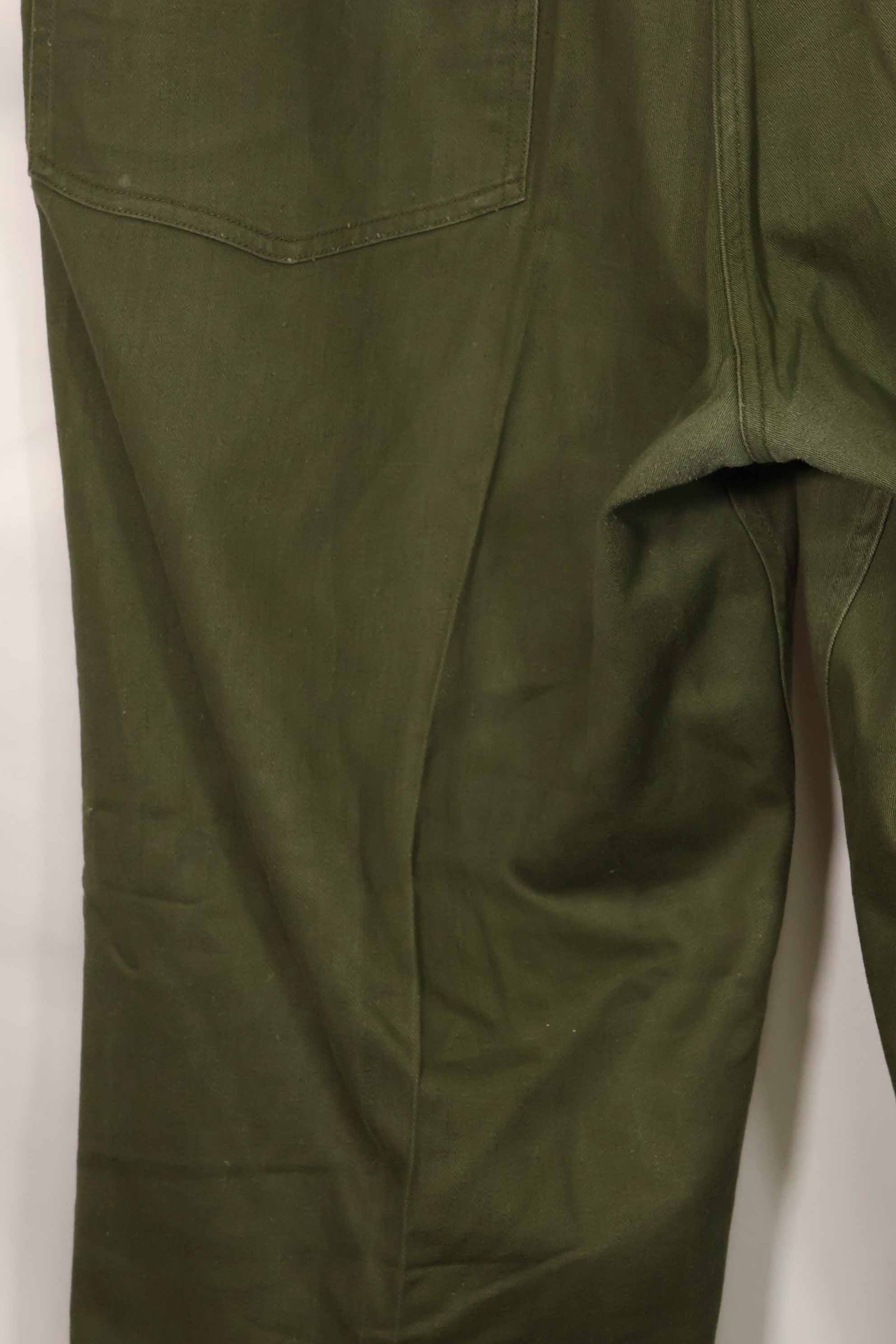 Early 1960s lot OG-107 Utility Pants Baker Pants LARGE Used