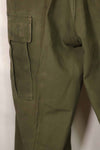 1969 Contract 4th Model Ripstop Jungle Fatigue Pants M-R Used