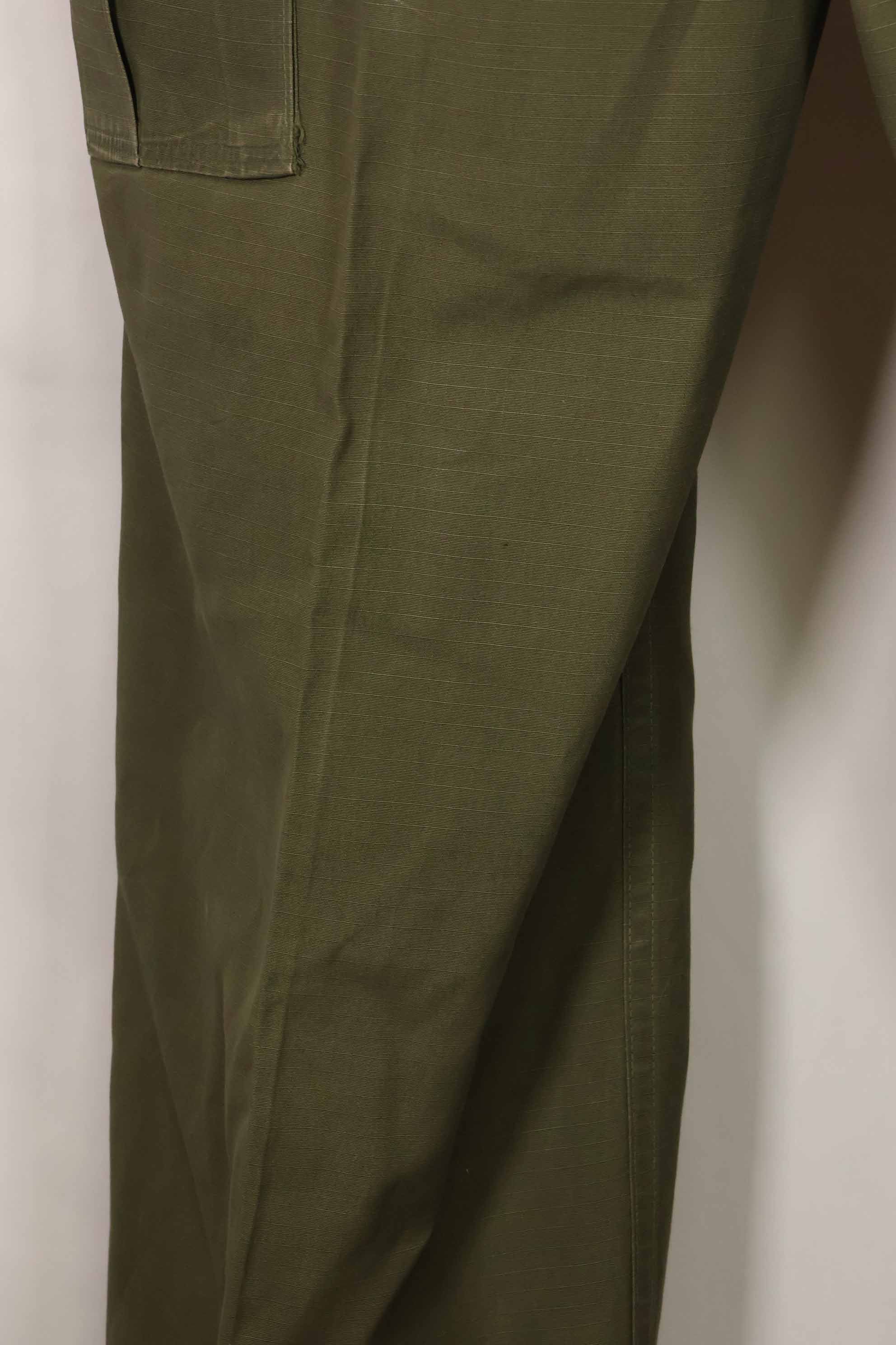 1969 Contract 4th Model Ripstop Jungle Fatigue Pants M-R Used