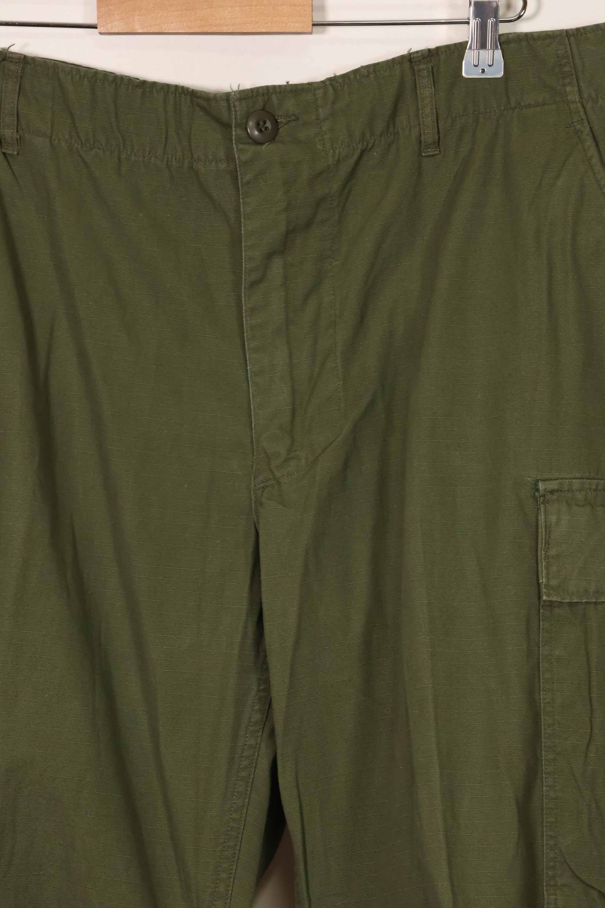 Contract year unknown 4th Model Ripstop Jungle Fatigue Pants L-R Used