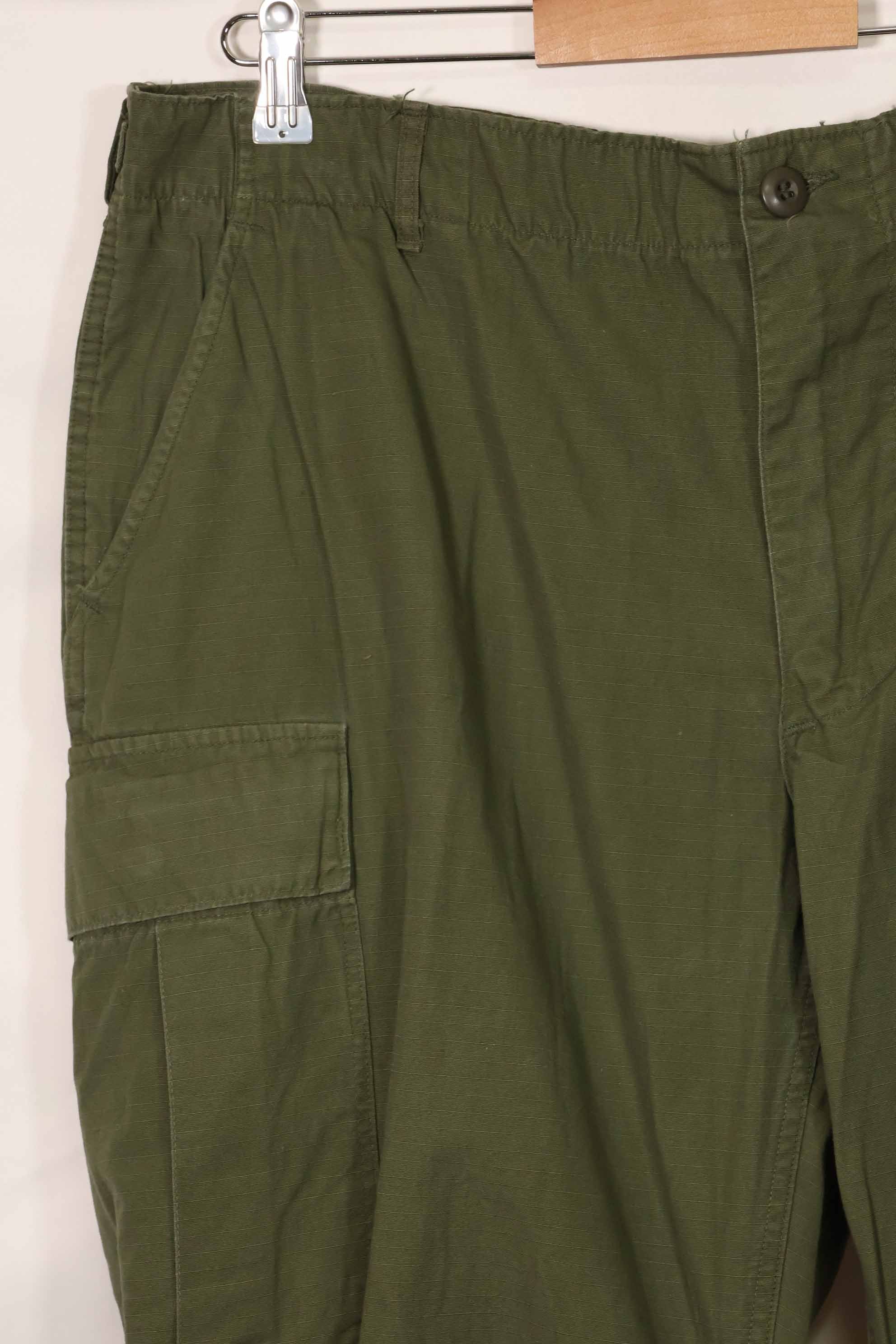 Contract year unknown 4th Model Ripstop Jungle Fatigue Pants L-R Used