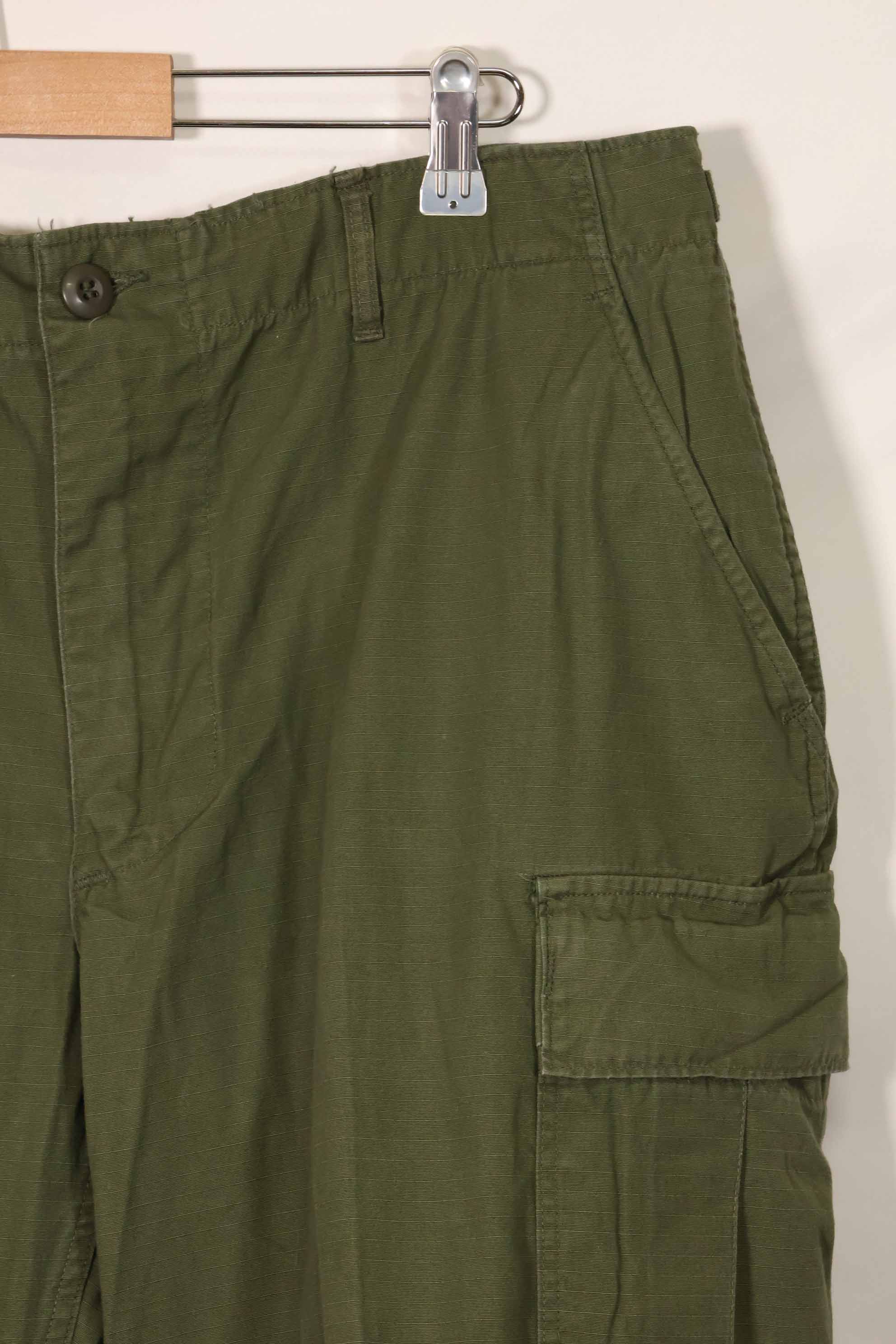Contract year unknown 4th Model Ripstop Jungle Fatigue Pants L-R Used