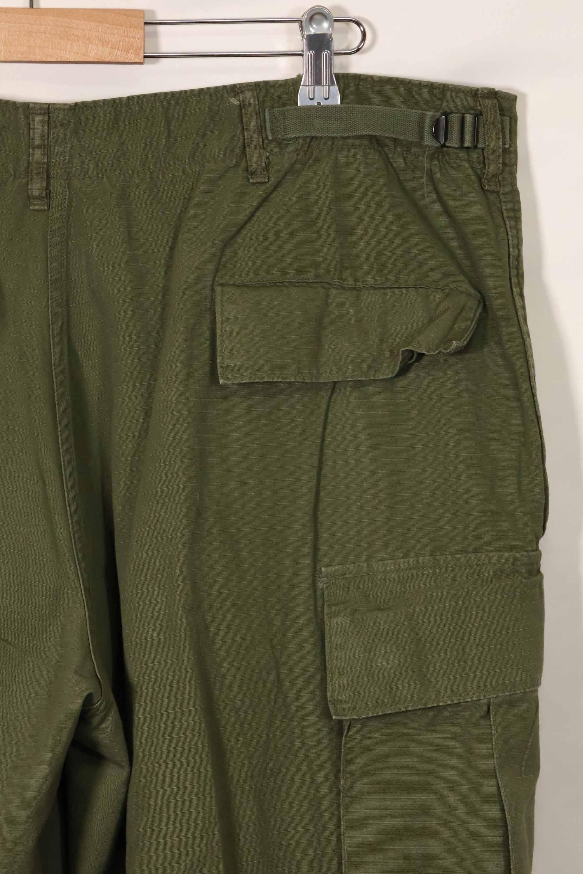Contract year unknown 4th Model Ripstop Jungle Fatigue Pants L-R Used