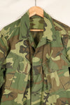 Circa 1966–67 | Estimated S-R | ERDL | Non-ripstop | Early print | Jungle fatigue jacket | Used