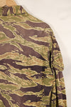 Real Late War Pattern US Size Tiger Stripe Shirt with Pocket Modification Used