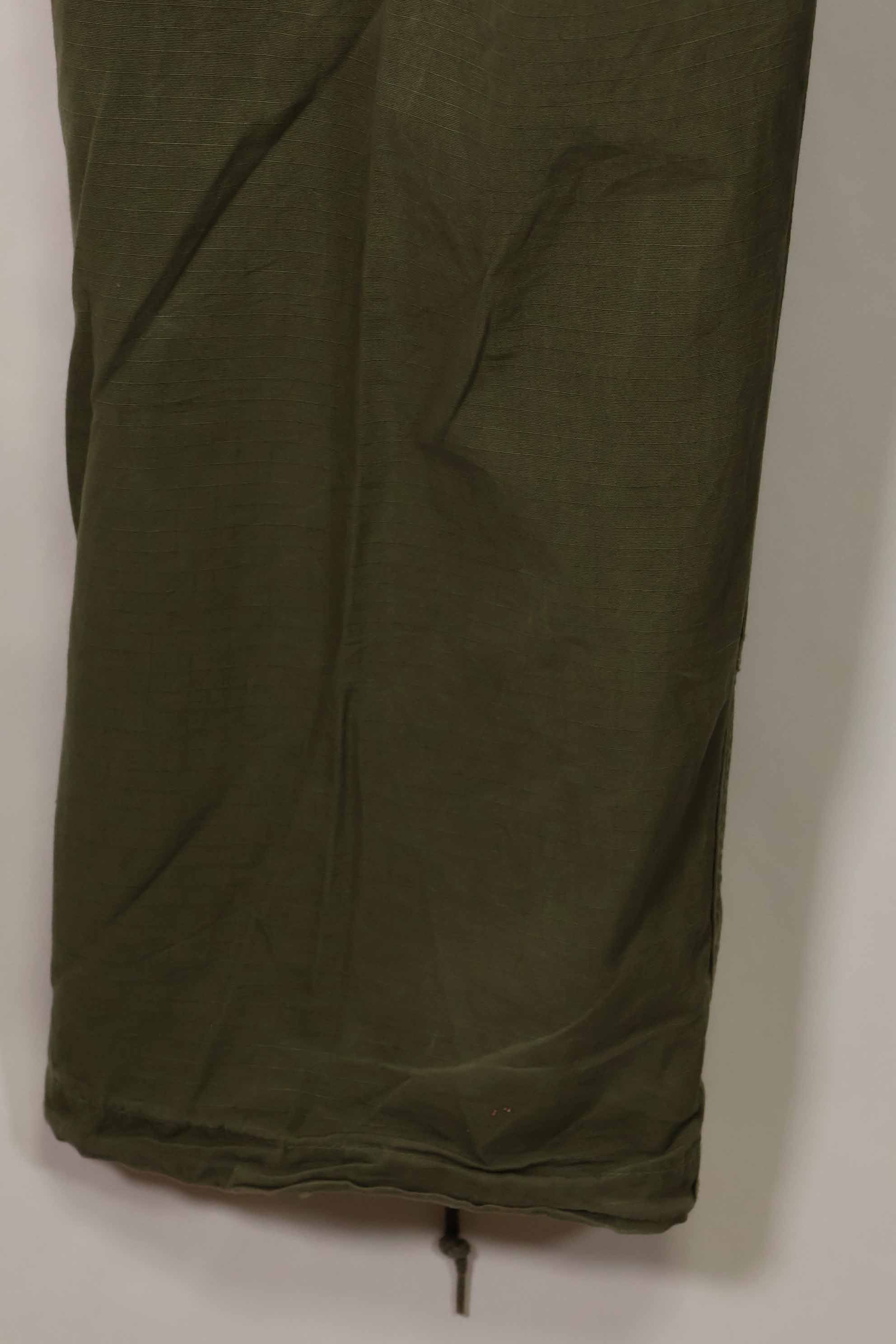 1967 Contract 4th Model Ripstop Jungle Fatigue Pants L-L Used