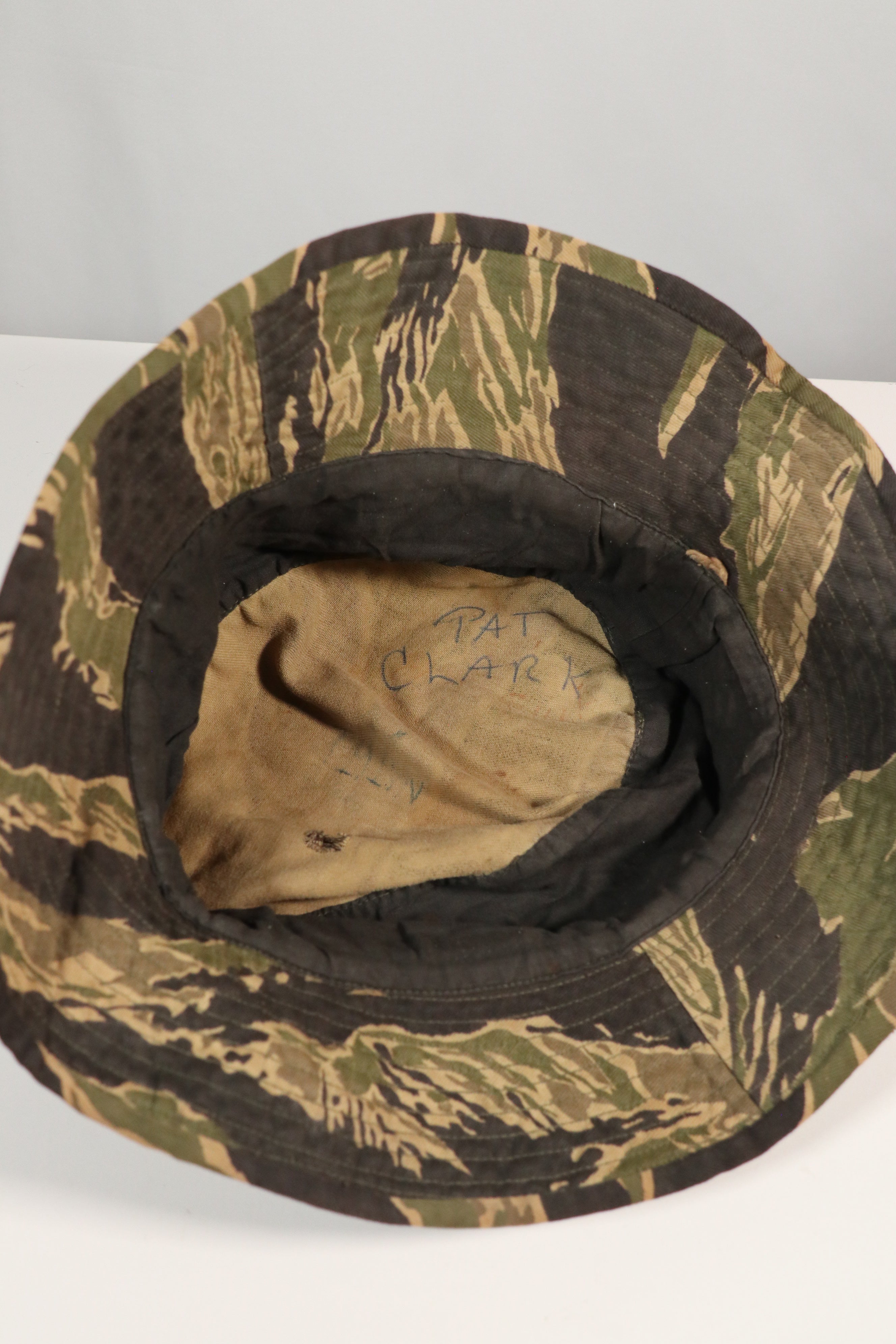 Real Okinawa Tiger Pattern JWD CISO Cut Boonie Hat, used, size small.