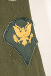Early 1960s, 173rd Airborne Brigade, OG-107 Utility Shirt, Authentic Insignia, Used