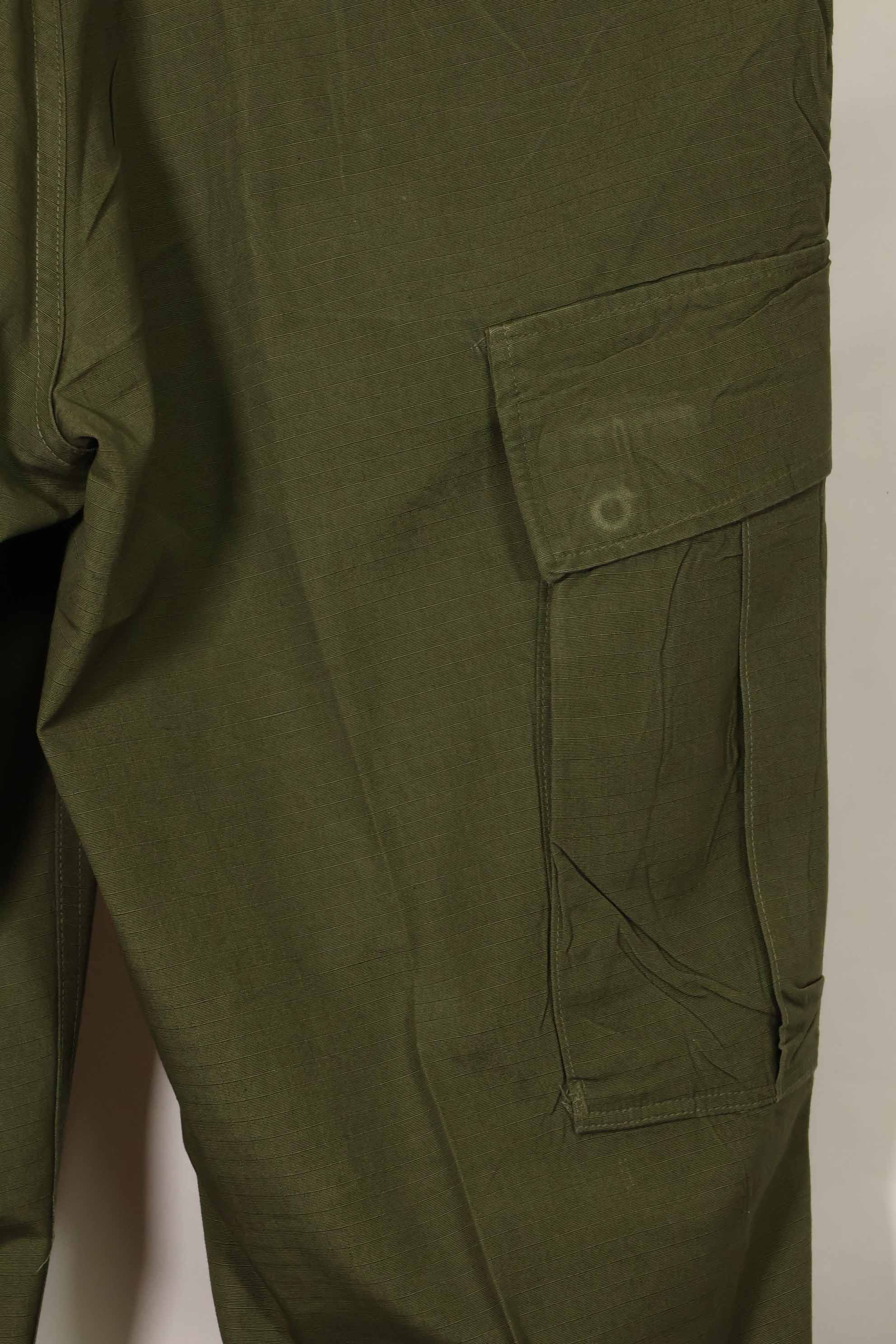 1969 Contract 4th Model Ripstop Jungle Fatigue Pants M-L Used