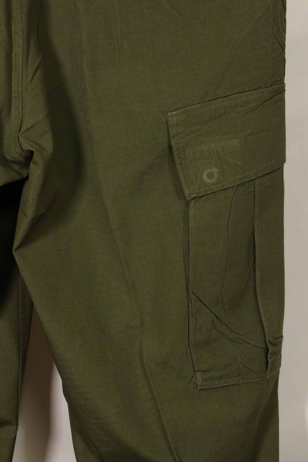 1969 Contract 4th Model Ripstop Jungle Fatigue Pants M-L Used