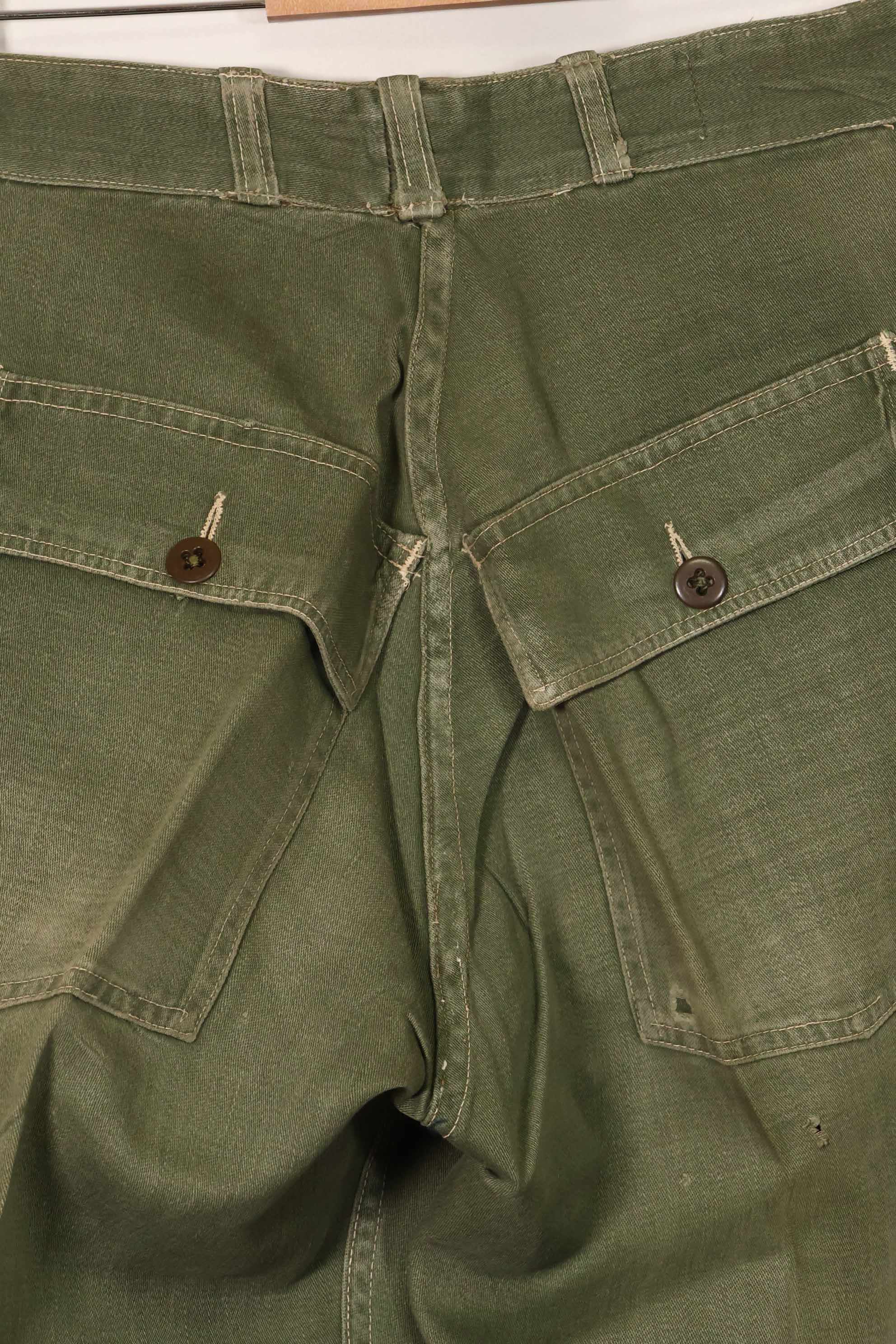 Early 1960s OG-107 Utility Uniform Baker Pants Modified 82nd Airborne Division F