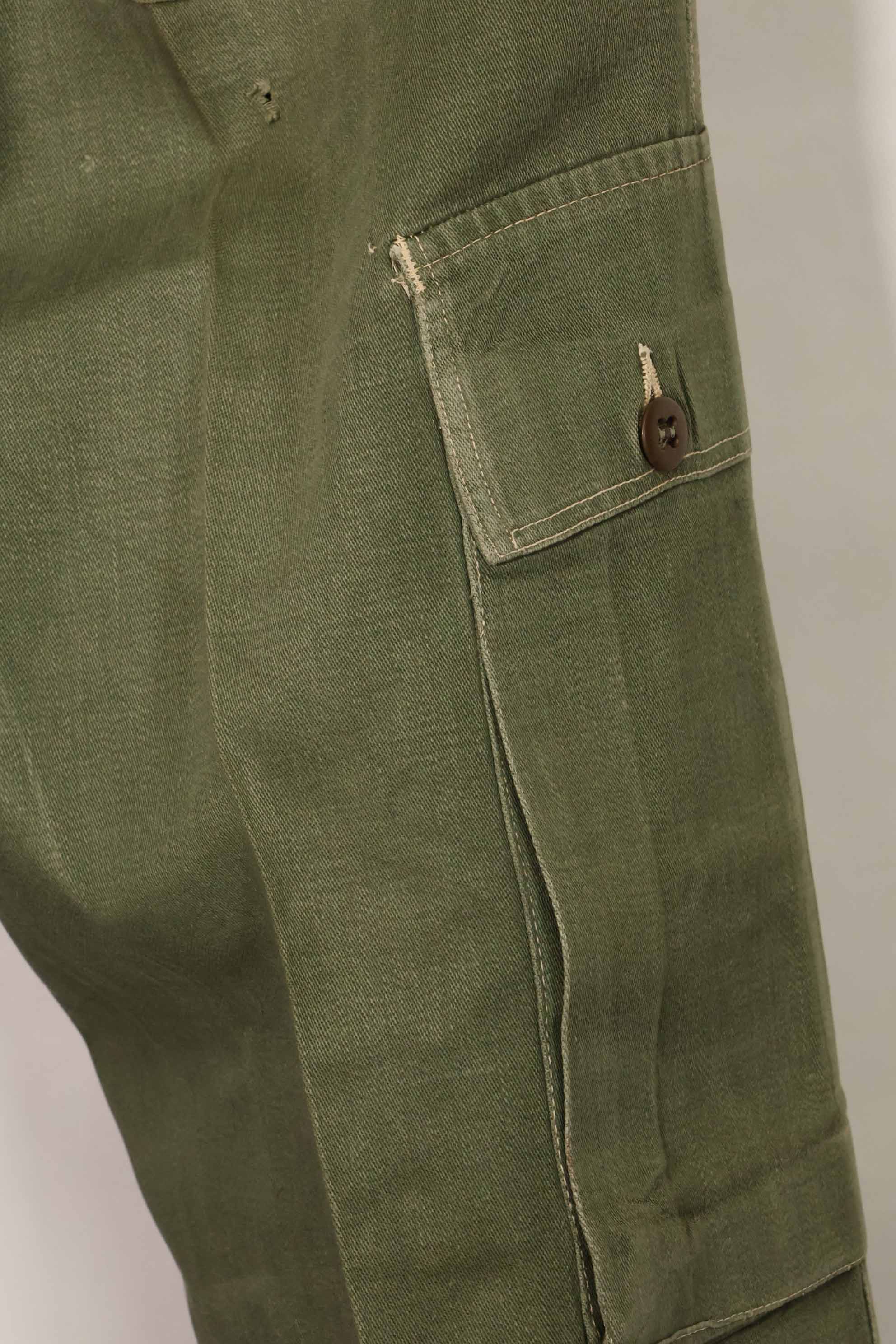 Early 1960s OG-107 Utility Uniform Baker Pants Modified 82nd Airborne Division F