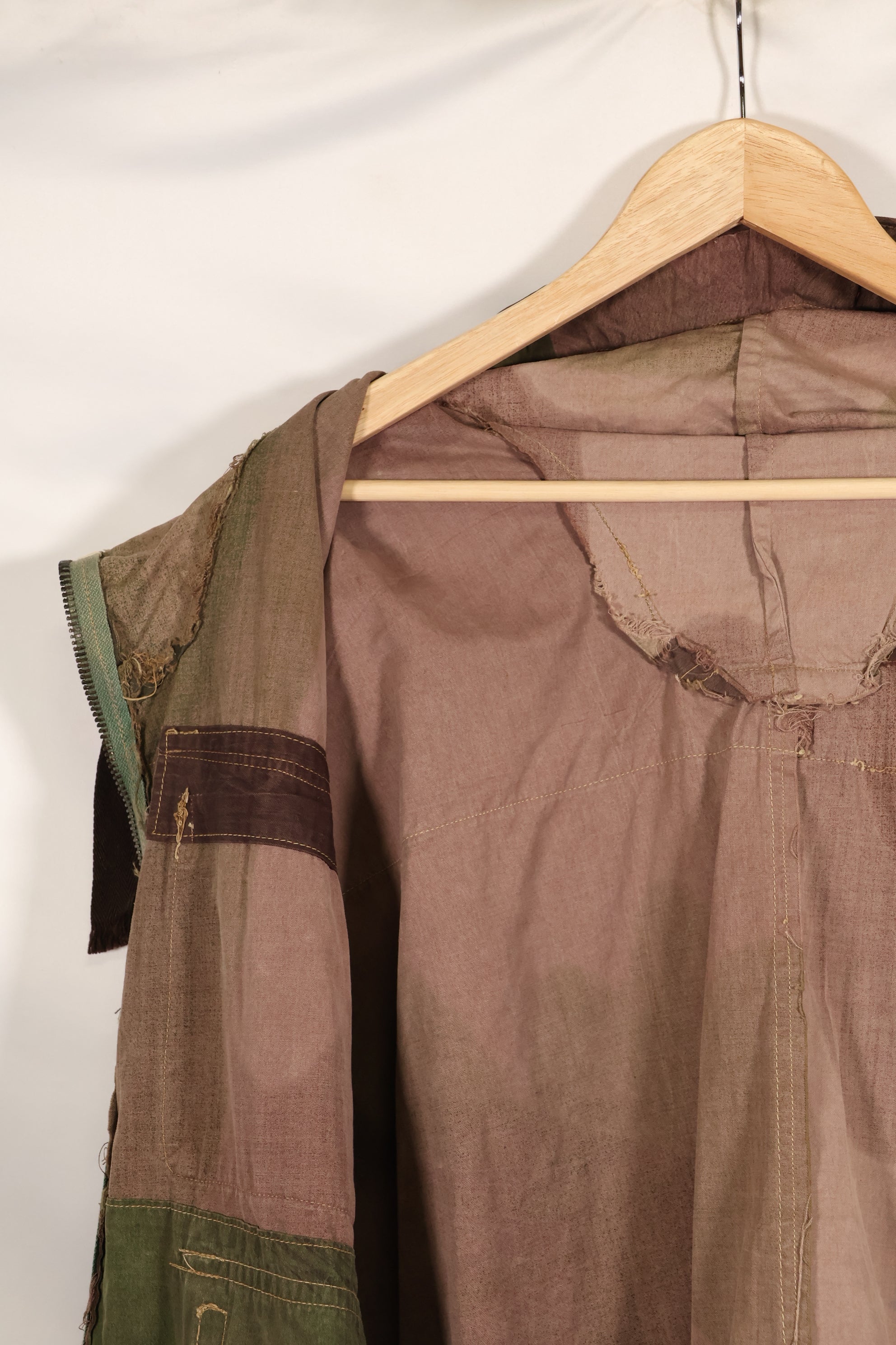 1943 British Army SAS WINDPROOF Smock Zipper Modified Indochina War Used