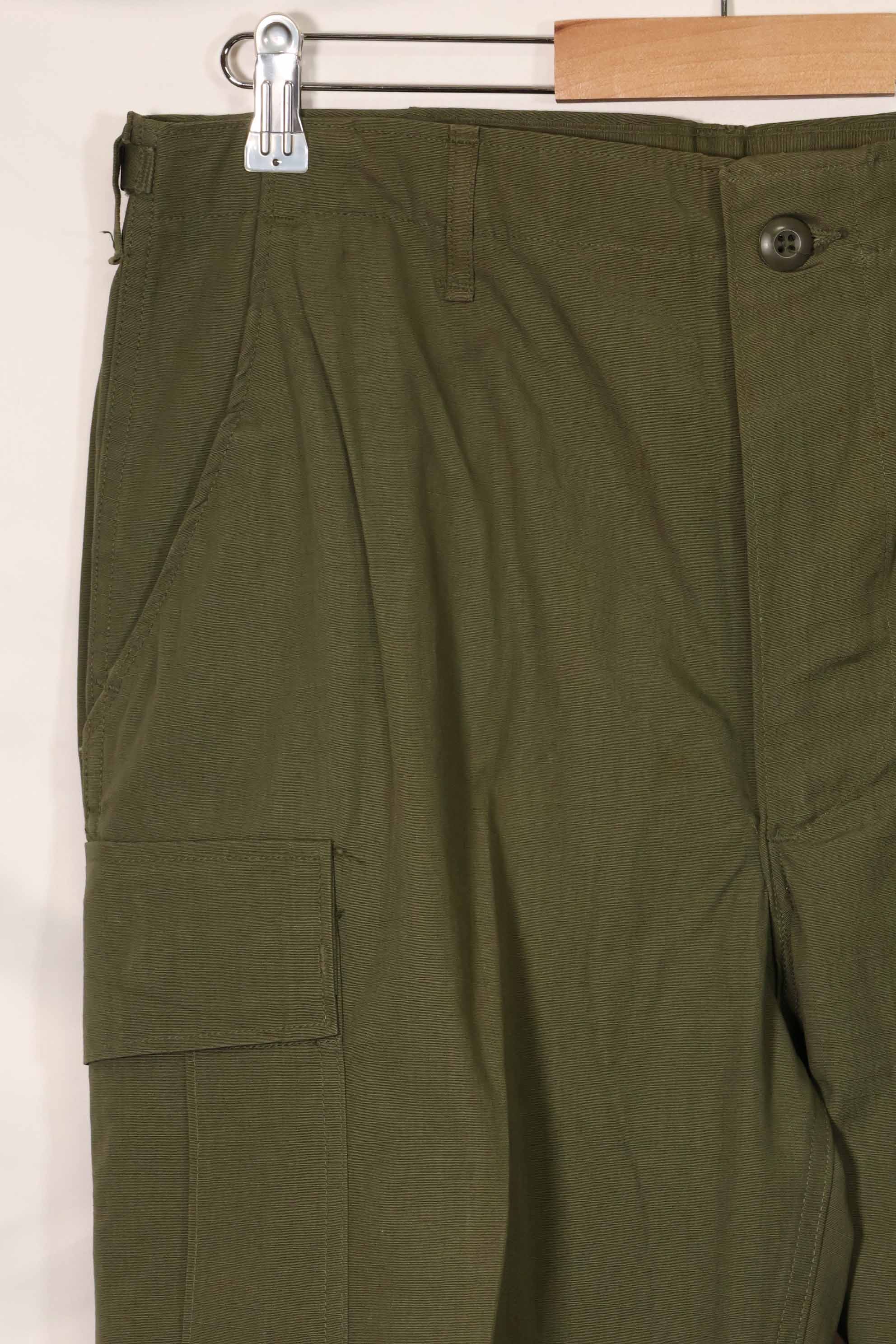 1969 Contract Deadstock 4th Model Ripstop Jungle Fatigue Pants M-L Unused