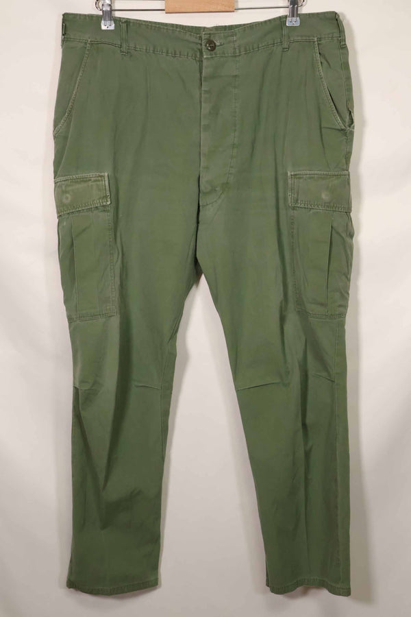 1967 Contract 3rd Model Non Ripstop Jungle Fatigue Pants X-L-R Used