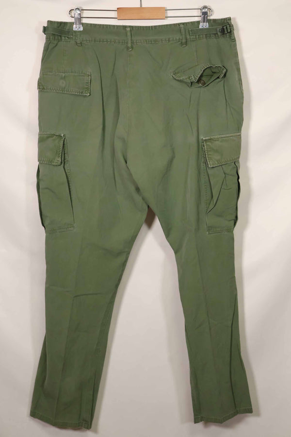 1967 Contract 3rd Model Non Ripstop Jungle Fatigue Pants X-L-R Used