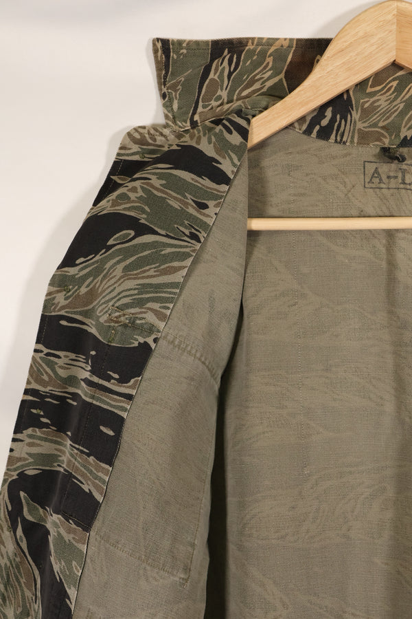 Real Silver Tiger Stripe Asian Cut A-L size shirt Used in good condition