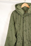 1981 Contract, SMALL, Early Model, U.S. Army, Desert Night Parka, Camouflage Parka, Used